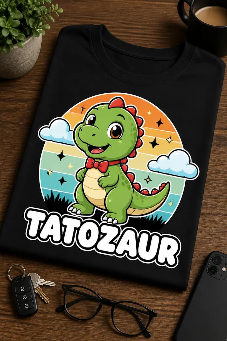 Koszulka dla taty – Tatozaur 2