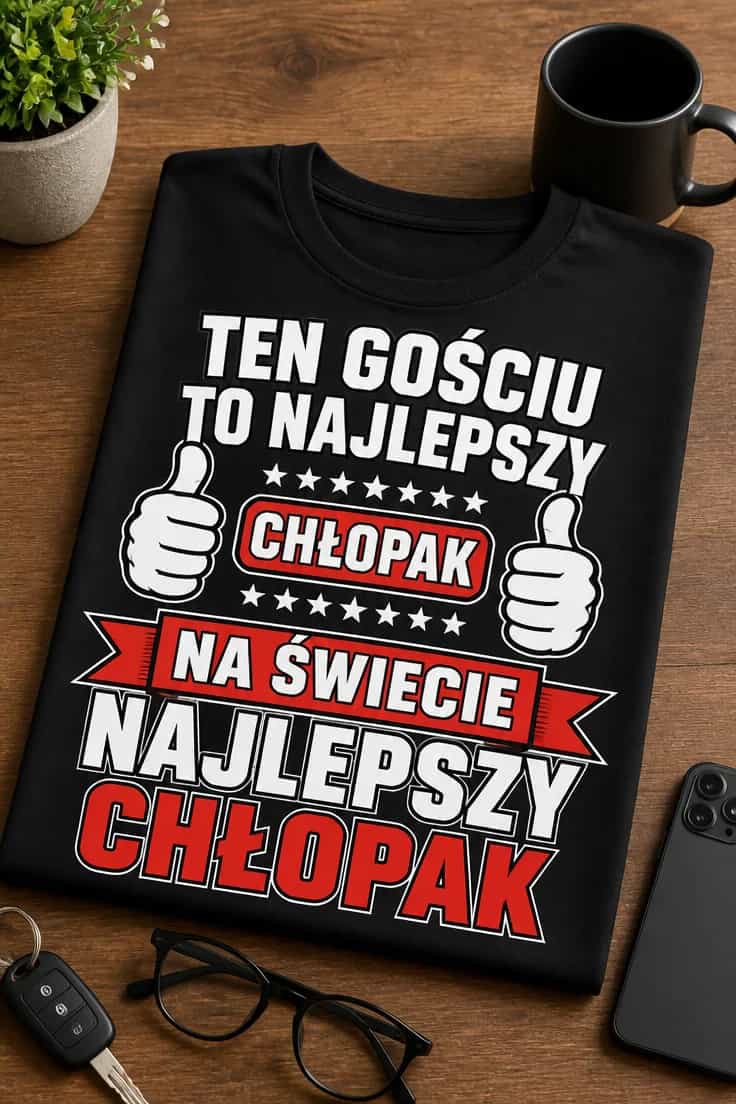 Koszulka ten gościu to najlepszy chłopak na świecie