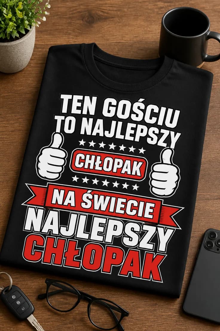 Koszulka ten gościu to najlepszy chłopak na świecie
