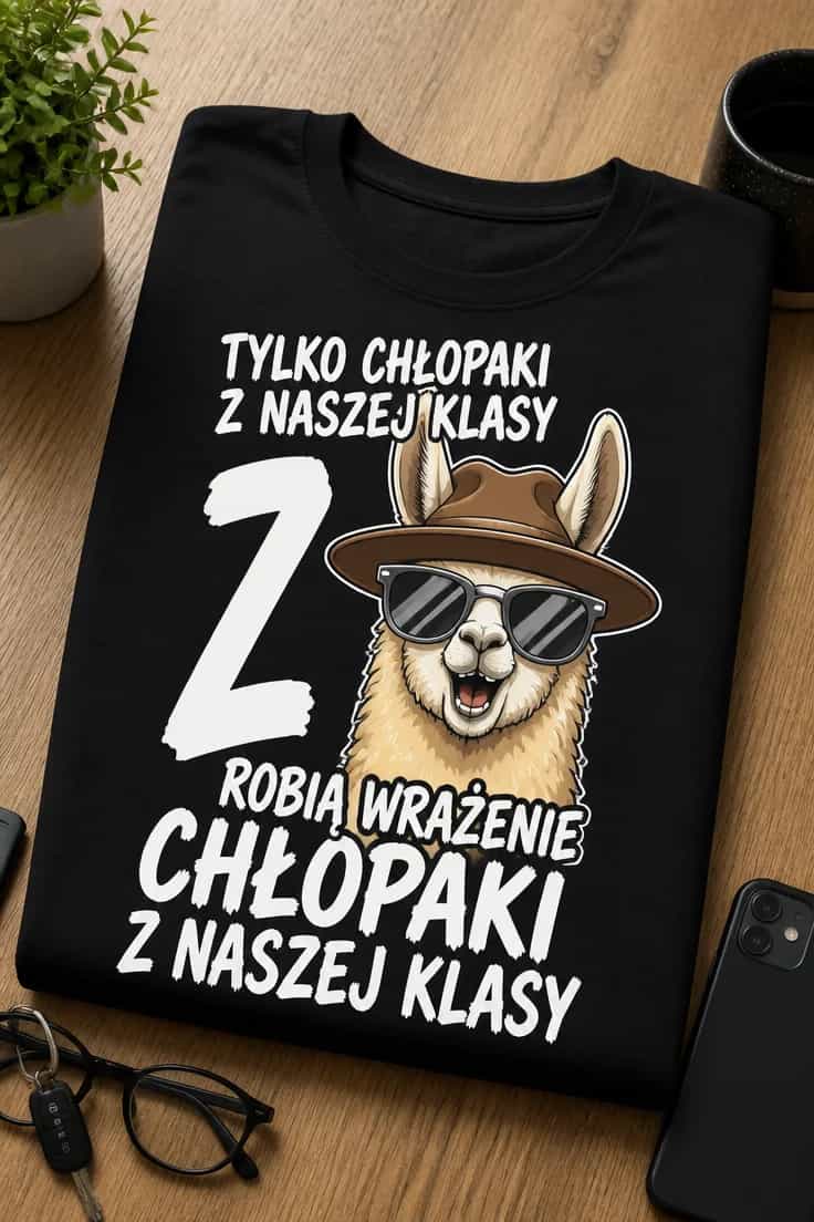 Koszulka tylko chłopaki z naszej klasy robią wrażenie