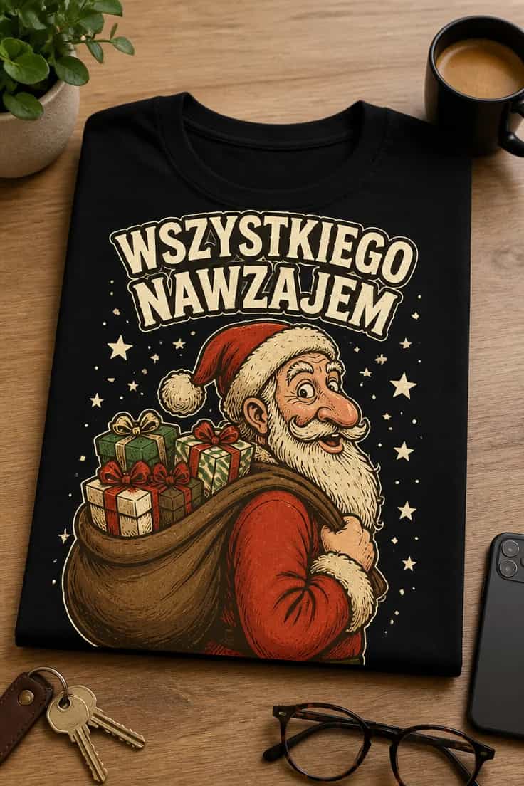 Koszulka z krótkim motywem – Wszystkiego Nawzajem