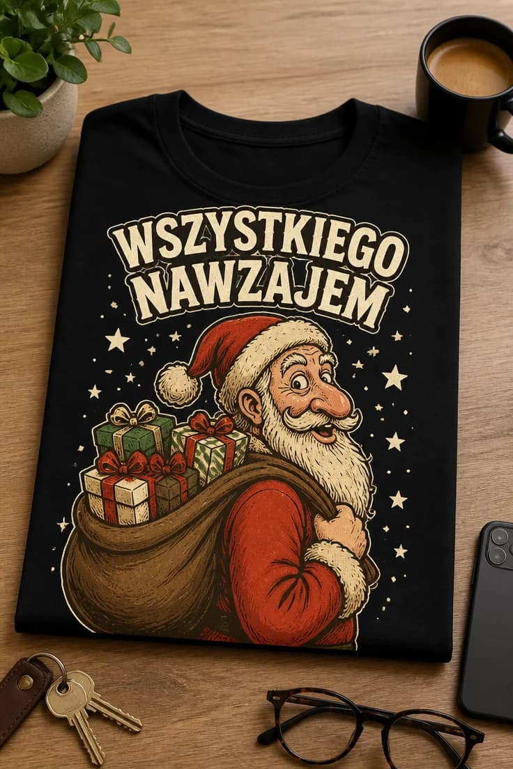 Koszulka z krótkim motywem – Wszystkiego Nawzajem
