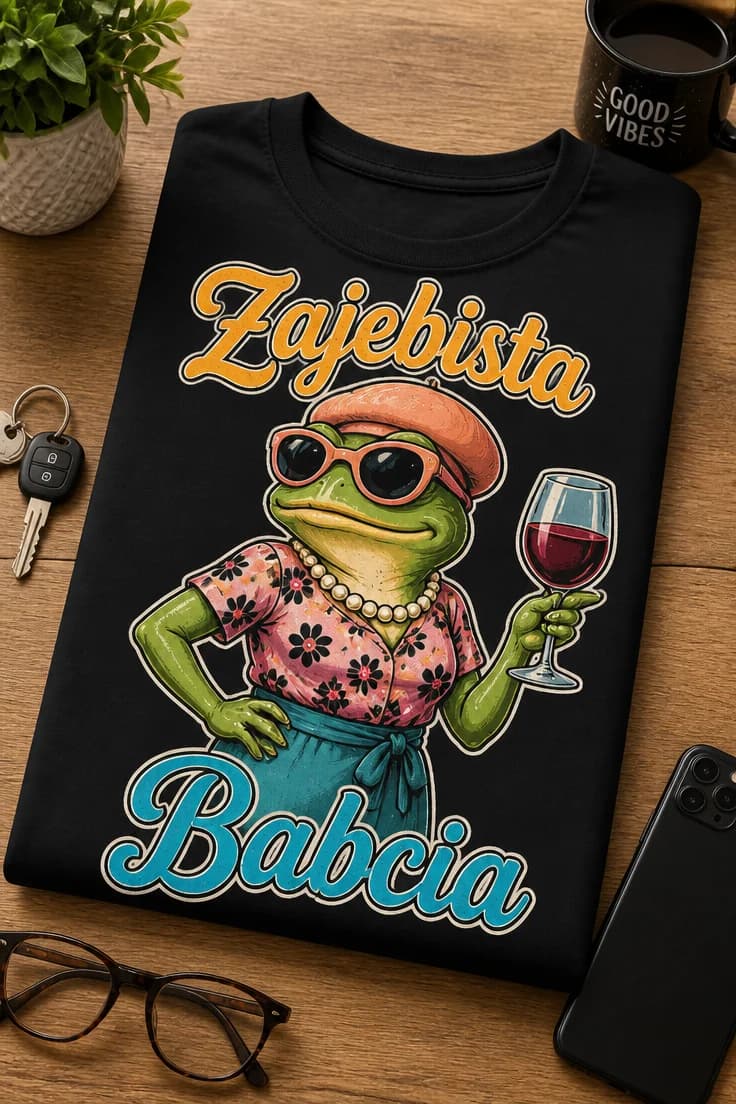 Koszulka dla babci – Zajebista Babcia 2
