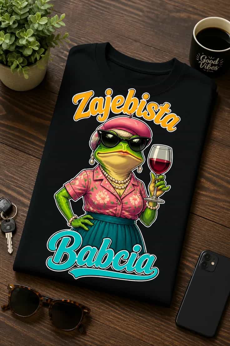 Koszulka dla babci – Zajebista Babcia