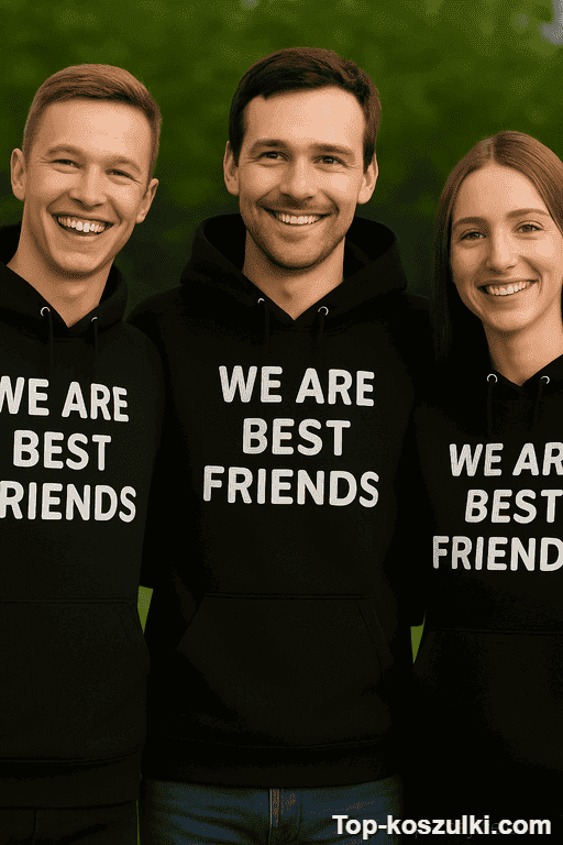 Zestaw bluz z kapturem we are best friends