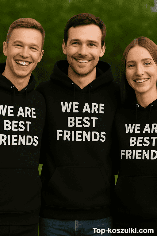 Zestaw bluz z kapturem we are best friends