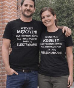 Koszulka dla par stworzeni równi z dowolnym zawodem