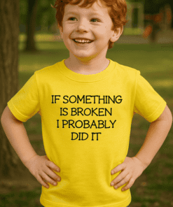 Koszulka dziecięca If something is broken