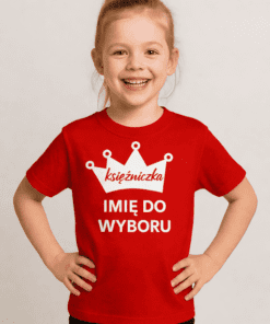 Koszulka dziecięca księżniczka z imieniem
