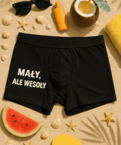 Śmieszna bielizna męska mały ale wesoły