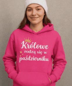 Śmieszna bluza z kapturem królowe z dowolnym miesiącem