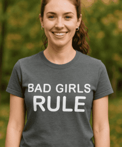 Śmieszna koszulka Bad Girls Rule