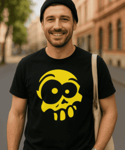 Śmieszna koszulka funny skull