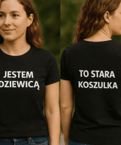 Śmieszna koszulka jestem dziewicą