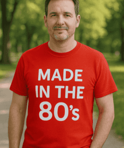 Śmieszna koszulka Made in the 80s