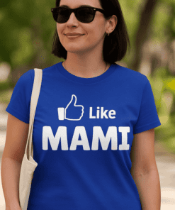 Śmieszna koszulka na dzień matki like mami