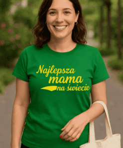 Śmieszna koszulka na dzień matki super mama