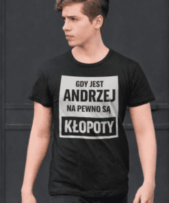Śmieszna koszulka na pewno są kłopoty z dowolnym imieniem