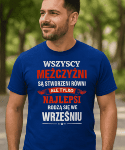 Śmieszna koszulka najlepsi rodzą się miesiąc do wyboru