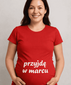 Śmieszna koszulka przyjdę w marcu