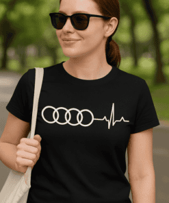 Śmieszna koszulka puls i love Audi