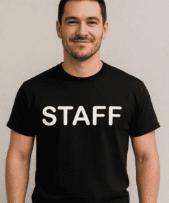Śmieszna koszulka Staff