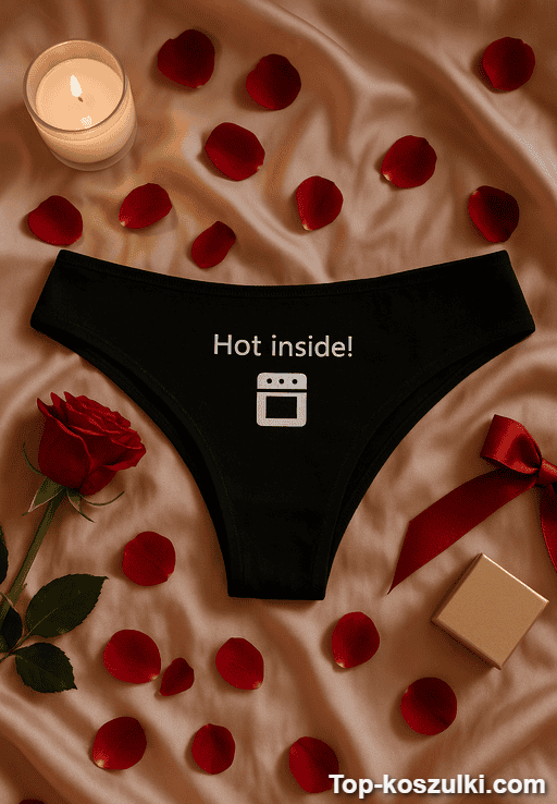 Śmieszne damskie majtki Hot Inside