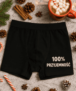 Śmieszne męskie bokserki 100% Przyjemność
