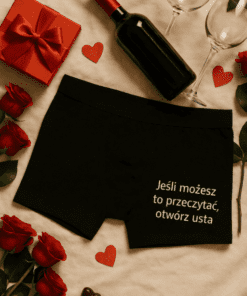 Śmieszne męskie bokserki Jeśli możesz to przeczytać