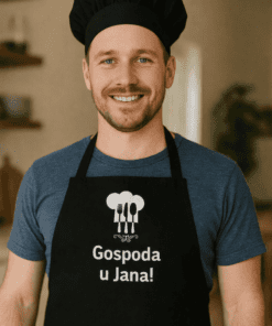 Śmieszny fartuch gospoda z imieniem