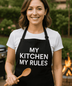 Śmieszny fartuch My Kitchen My Rules