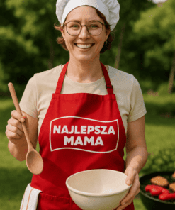 Śmieszny fartuch najlepsza mama