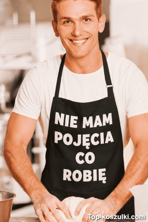 Śmieszny fartuch nie mam pojęcia co robię