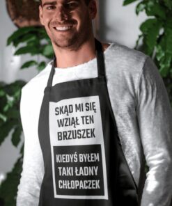 Śmieszny fartuch skąd mi ten brzuszek