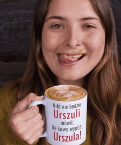Śmieszny kubek do kawy z dowolnym imieniem