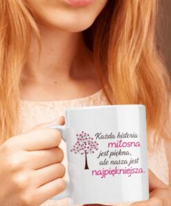 Śmieszny kubek historia miłosna