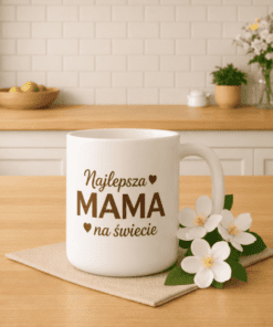 Śmieszny kubek najlepsza mama na świecie