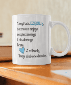 Śmieszny kubek ulubione dziecko taty